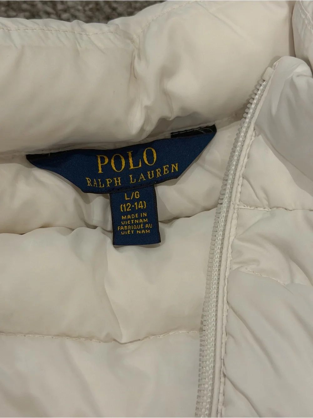 Polo Ralph Lauren Quilted Ruffled-Hem Down Gilet